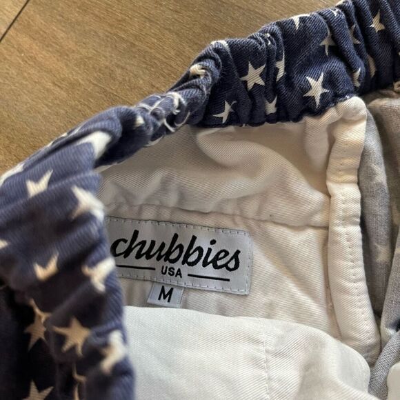 Chubbies Blue Star Pattern Casual Chino Shorts Men Medium Bin K-41 - Picture 3 of 5